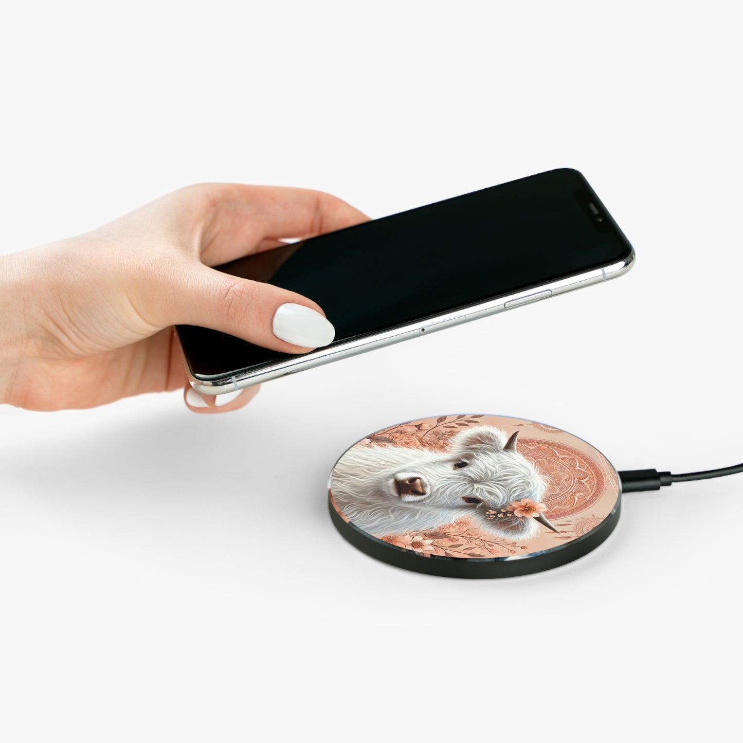 MiniMoo Peach Charger - PrairieSpirits Designers Collection