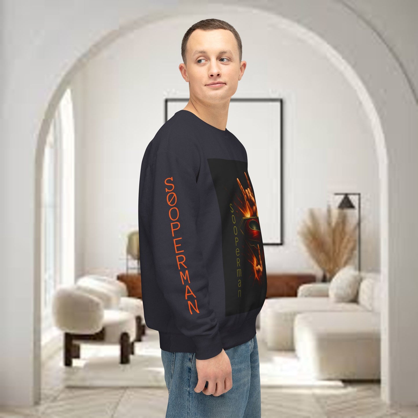 S0operMan Sweatshirt - by PrairieSpirits