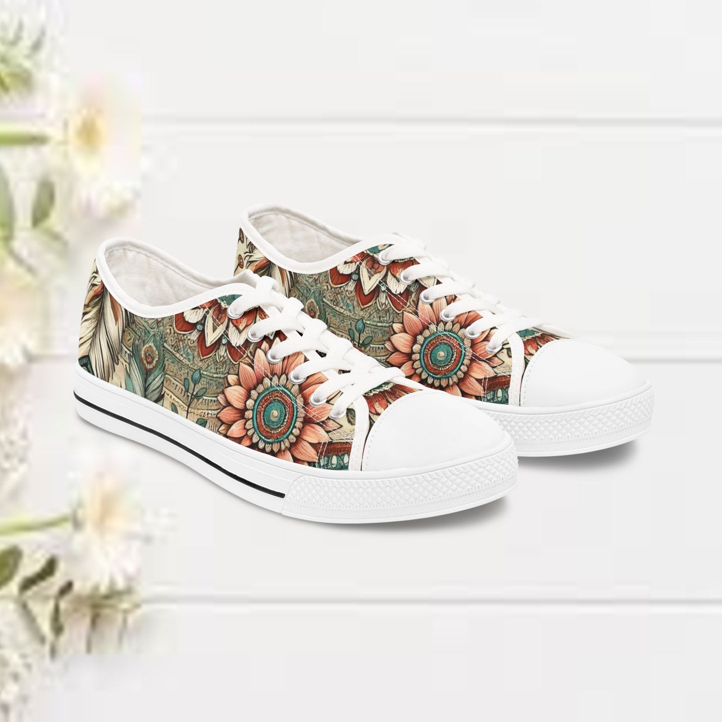 Low Top Sneakers - PrairieSpirits Dreamcatcher Collection