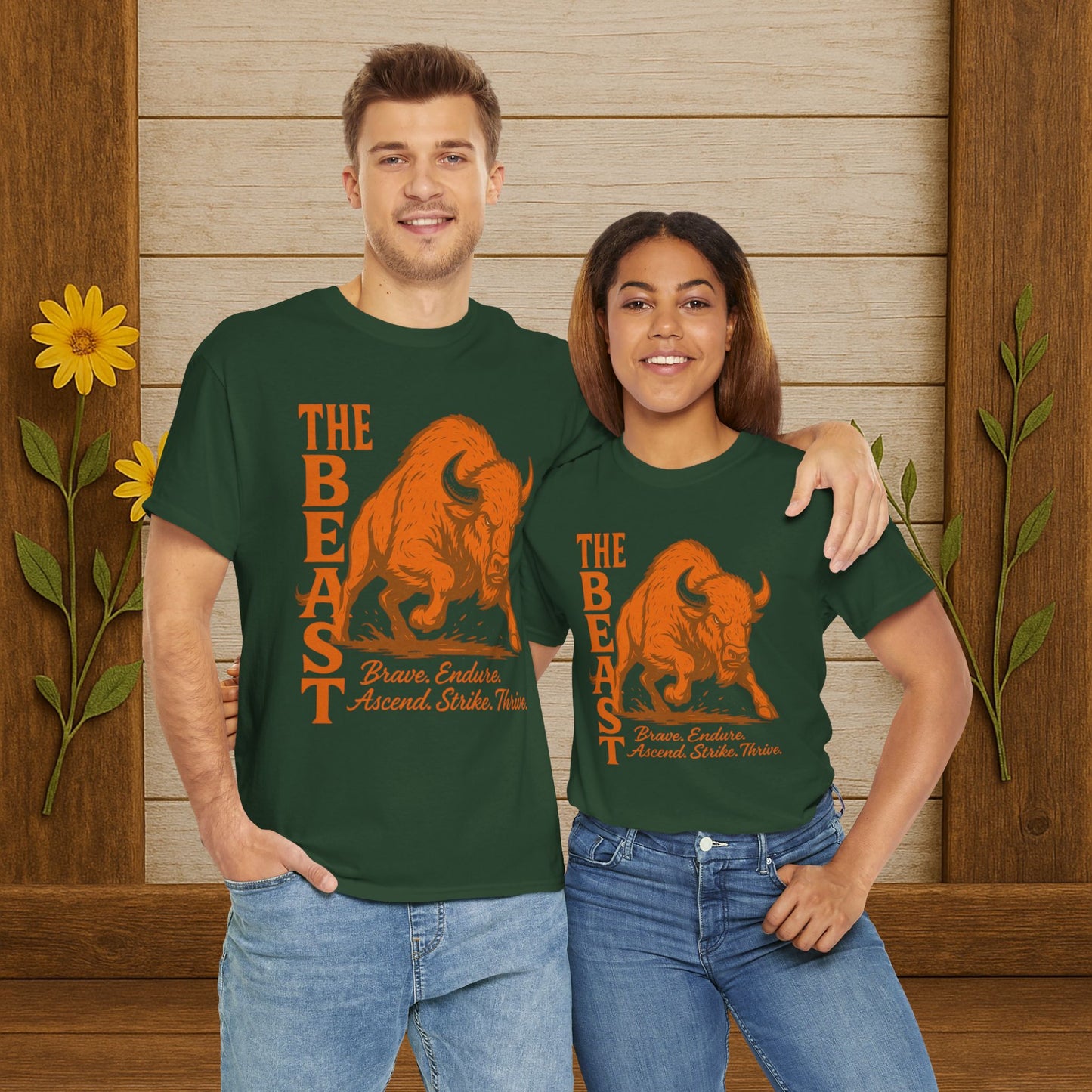 Bold Buffalo Graphic Tee - PrairieSpirits Designers Collection