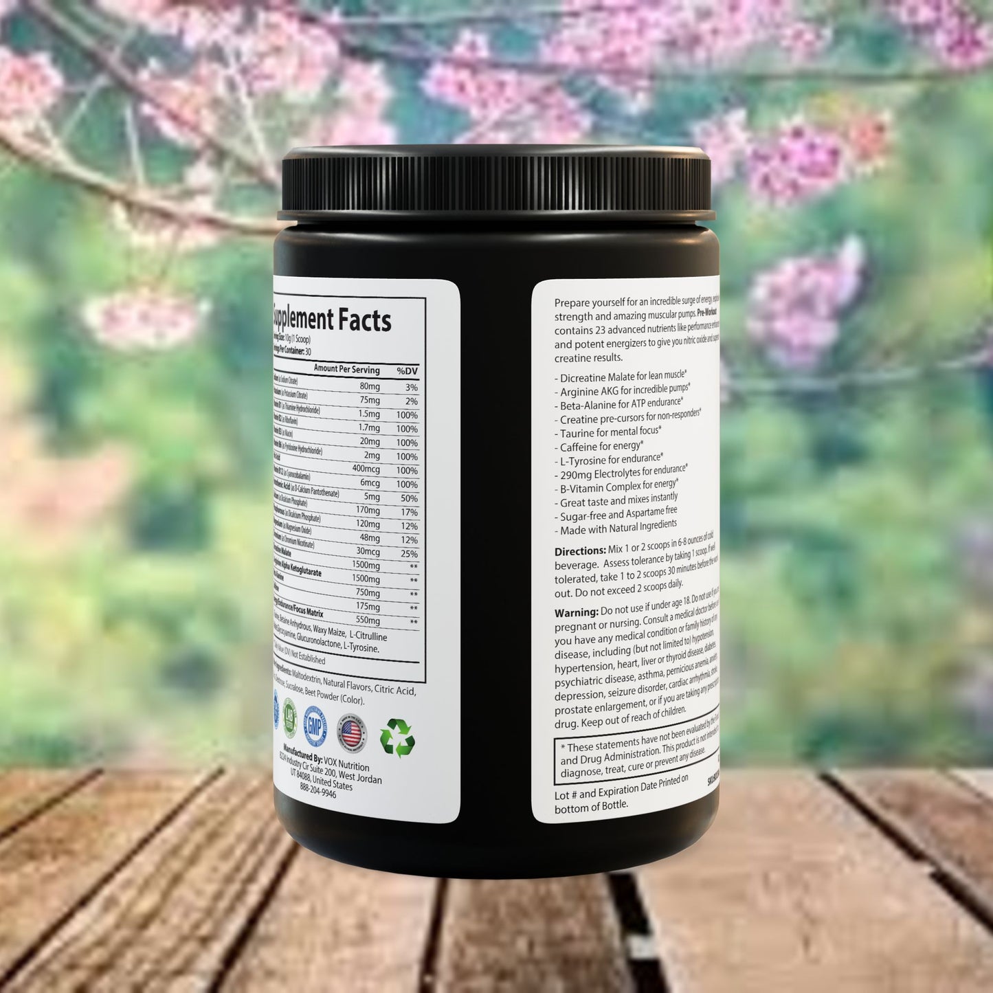 Pre-Workout Supplement, Watermelon (300g, 10.58oz)