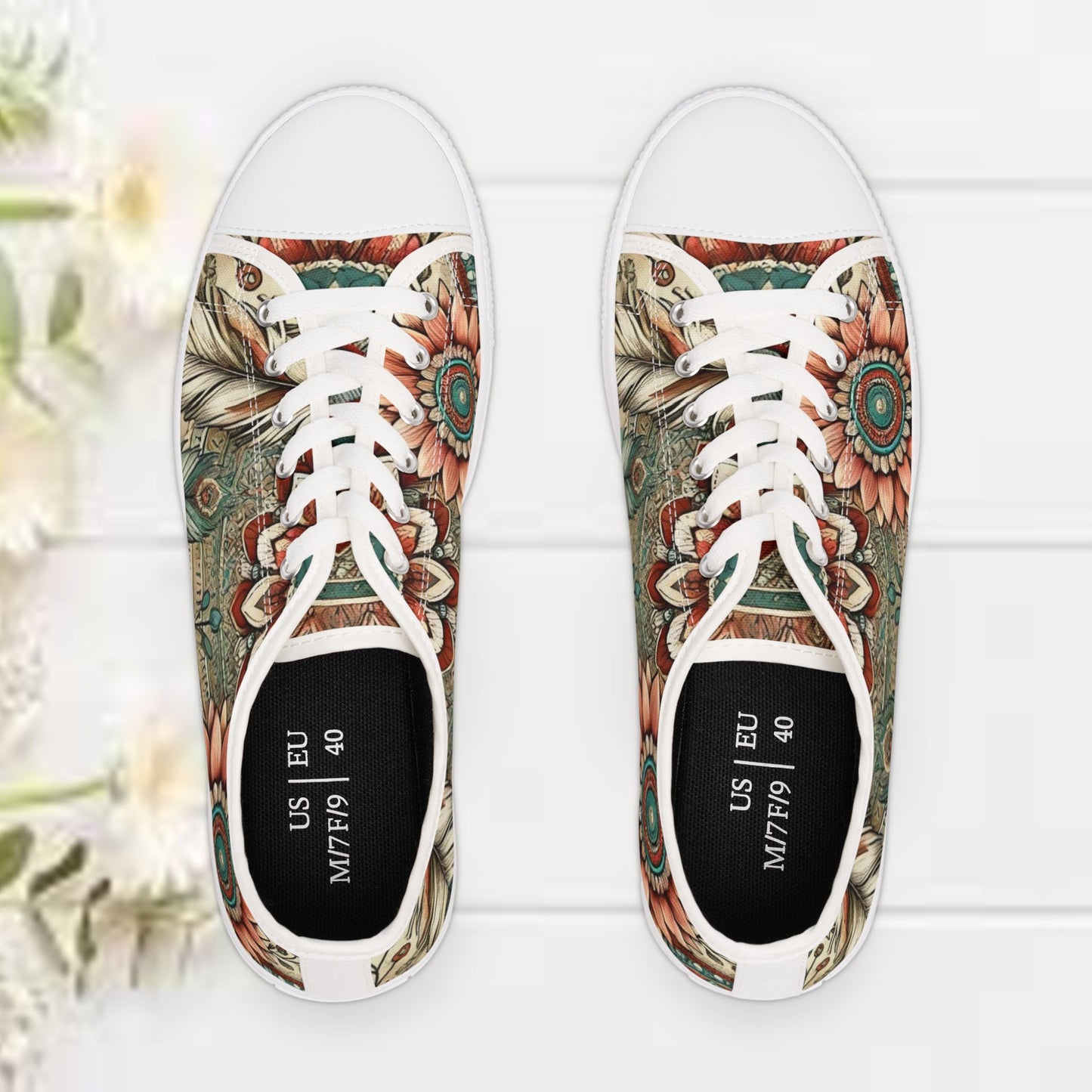 Low Top Sneakers - PrairieSpirits Dreamcatcher Collection