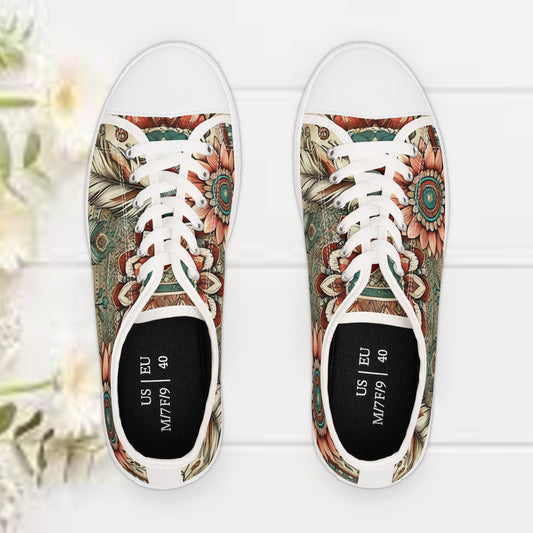 Low Top Sneakers - PrairieSpirits Dreamcatcher Collection