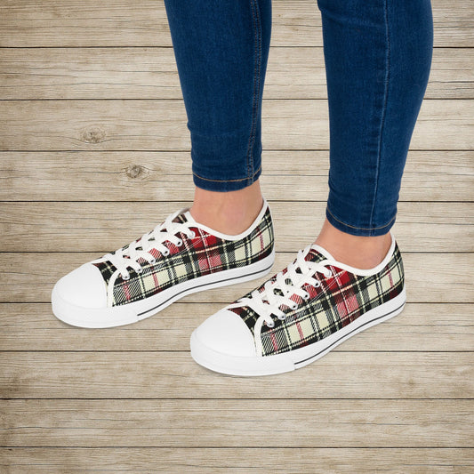 Low Top Sneakers - PrairieSpirits Collection, Plaid