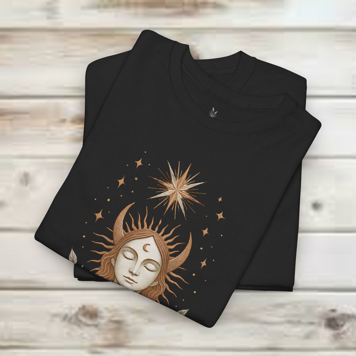 Boho Tee - Moonlight Oracle: Keeper of Wisdom Design