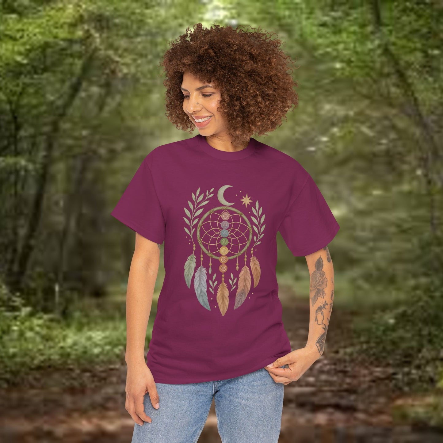 Boho Dream Chakra Tee - By PrairieSpirits Designers Collection