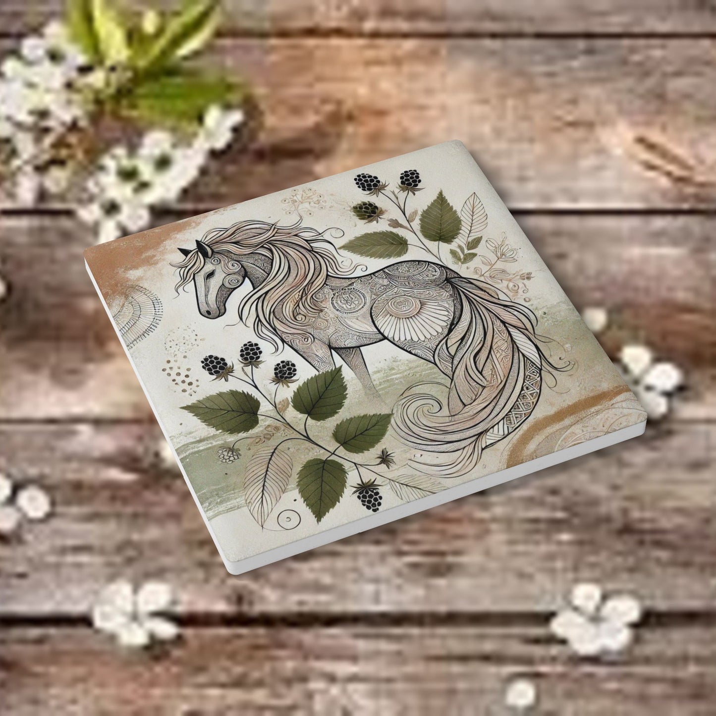 Ceramic Coaster PrairieSpirits Designers Collection