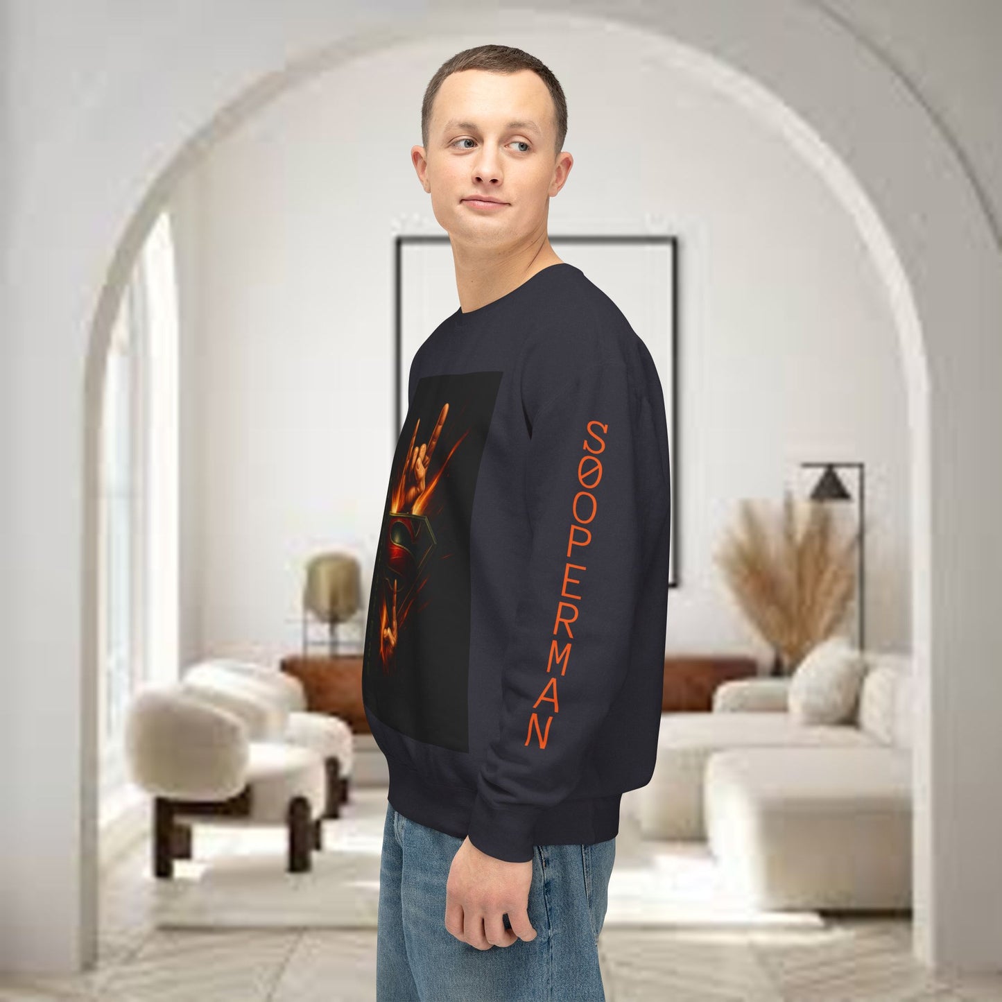 S0operMan Sweatshirt - by PrairieSpirits