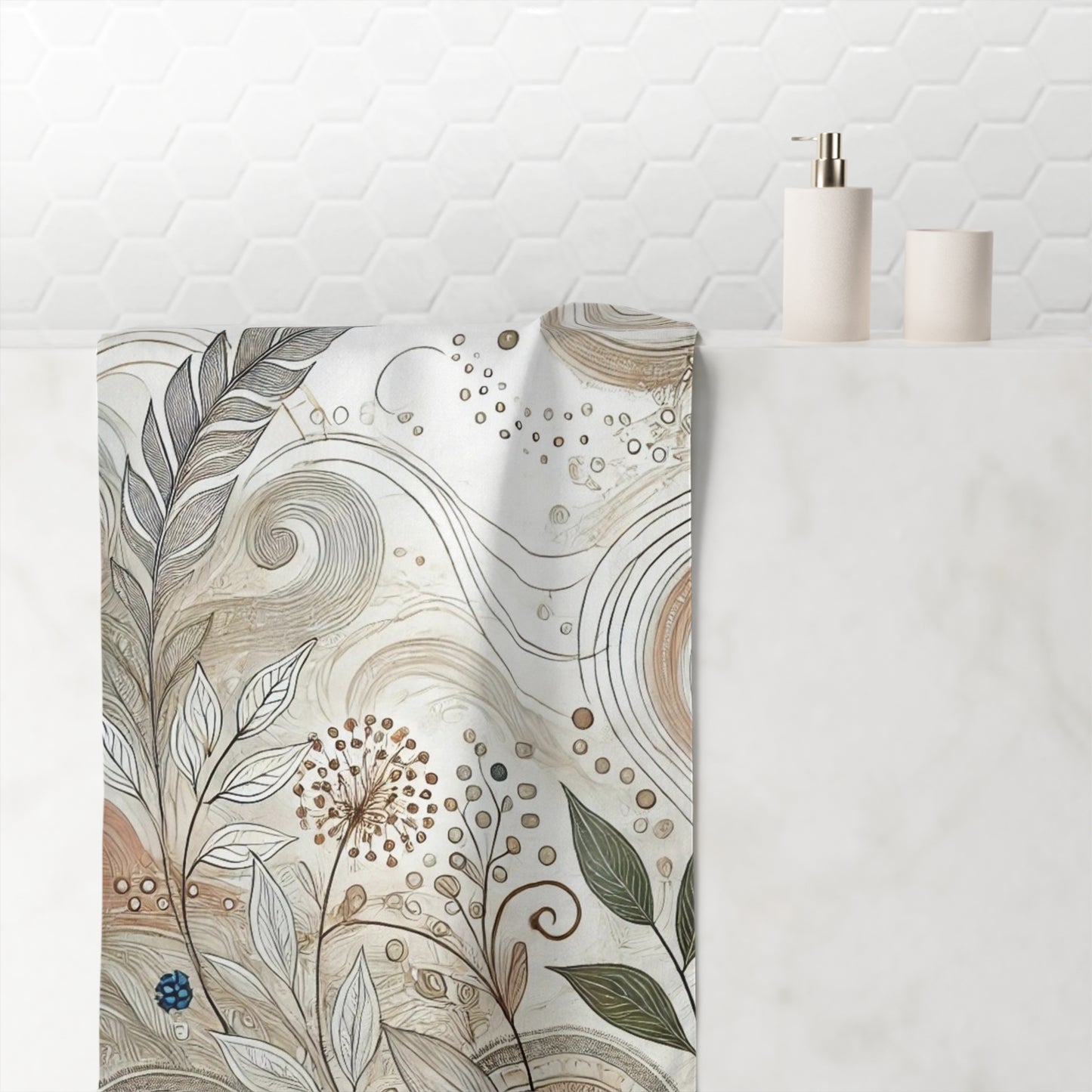 Mink-Cotton Towel -PrairieSpirits Boho Design