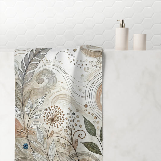 Mink-Cotton Towel -PrairieSpirits Boho Design