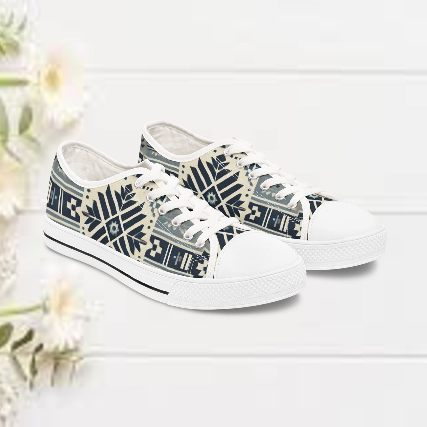 Low Top Sneakers - PrairieSpirits Collection, Boho