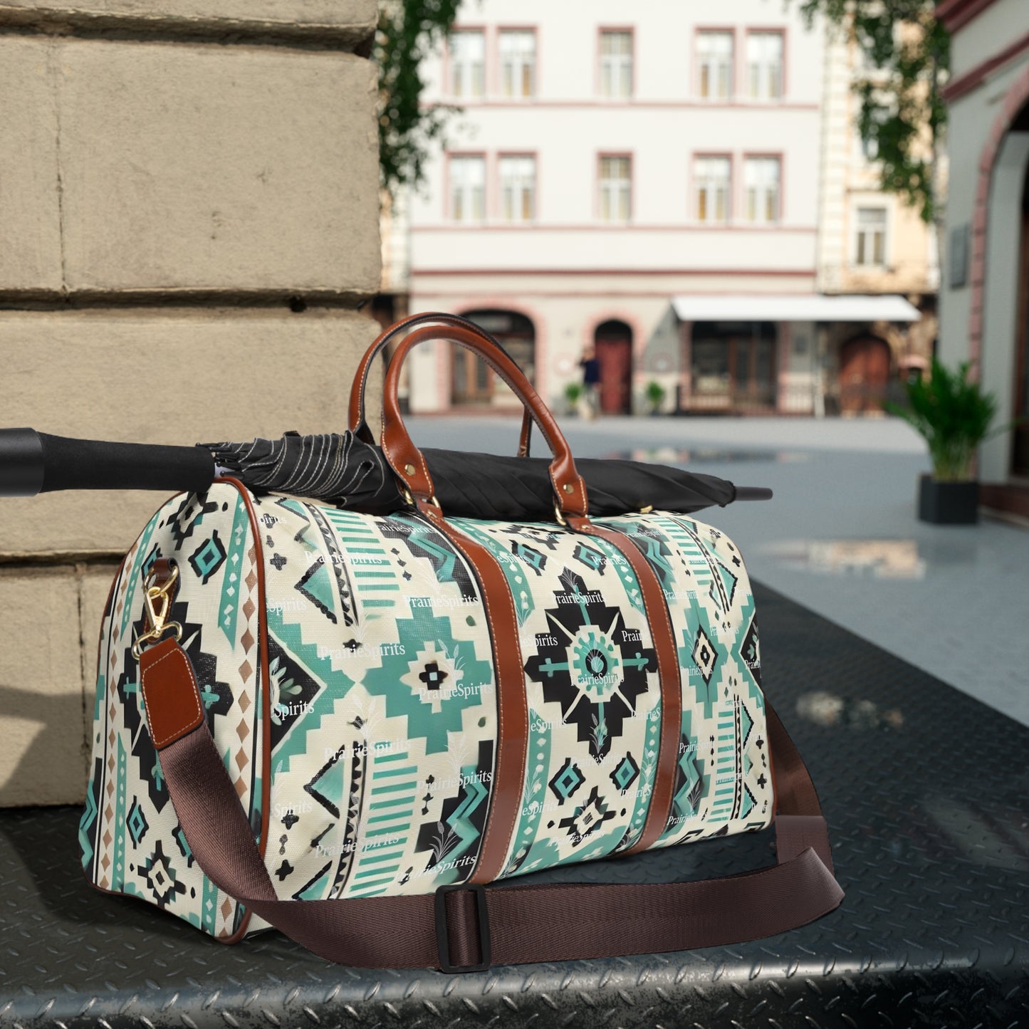 Turquoise Travel Bag - PrairieSpirits Designers Collection