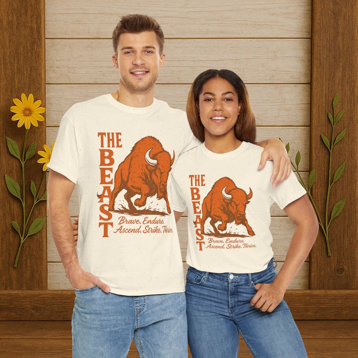 Bold Buffalo Graphic Tee - PrairieSpirits Designers Collection