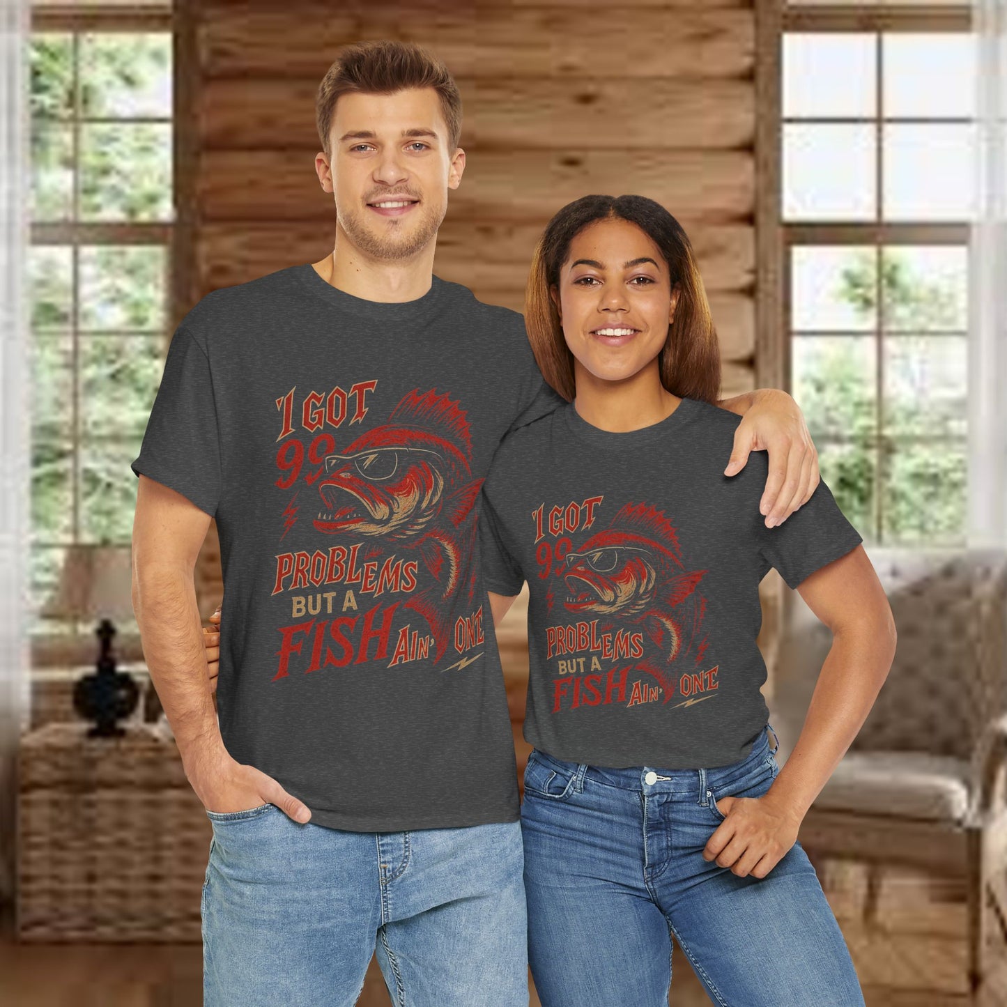 Fishing Tee - Unisex Heavy Cotton