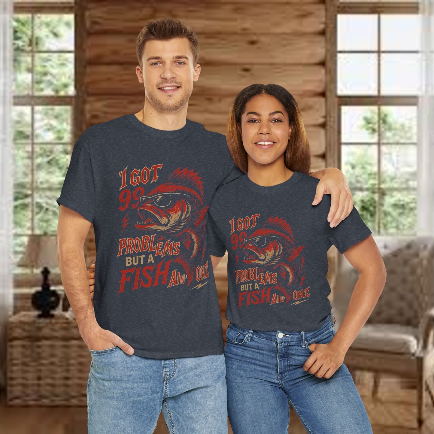 Fishing Tee - Unisex Heavy Cotton