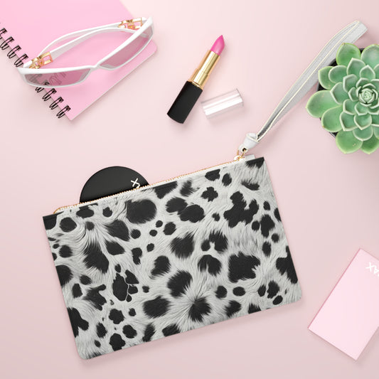 Clutch Purse - PrairieSpirits Boho Cow Print Collection