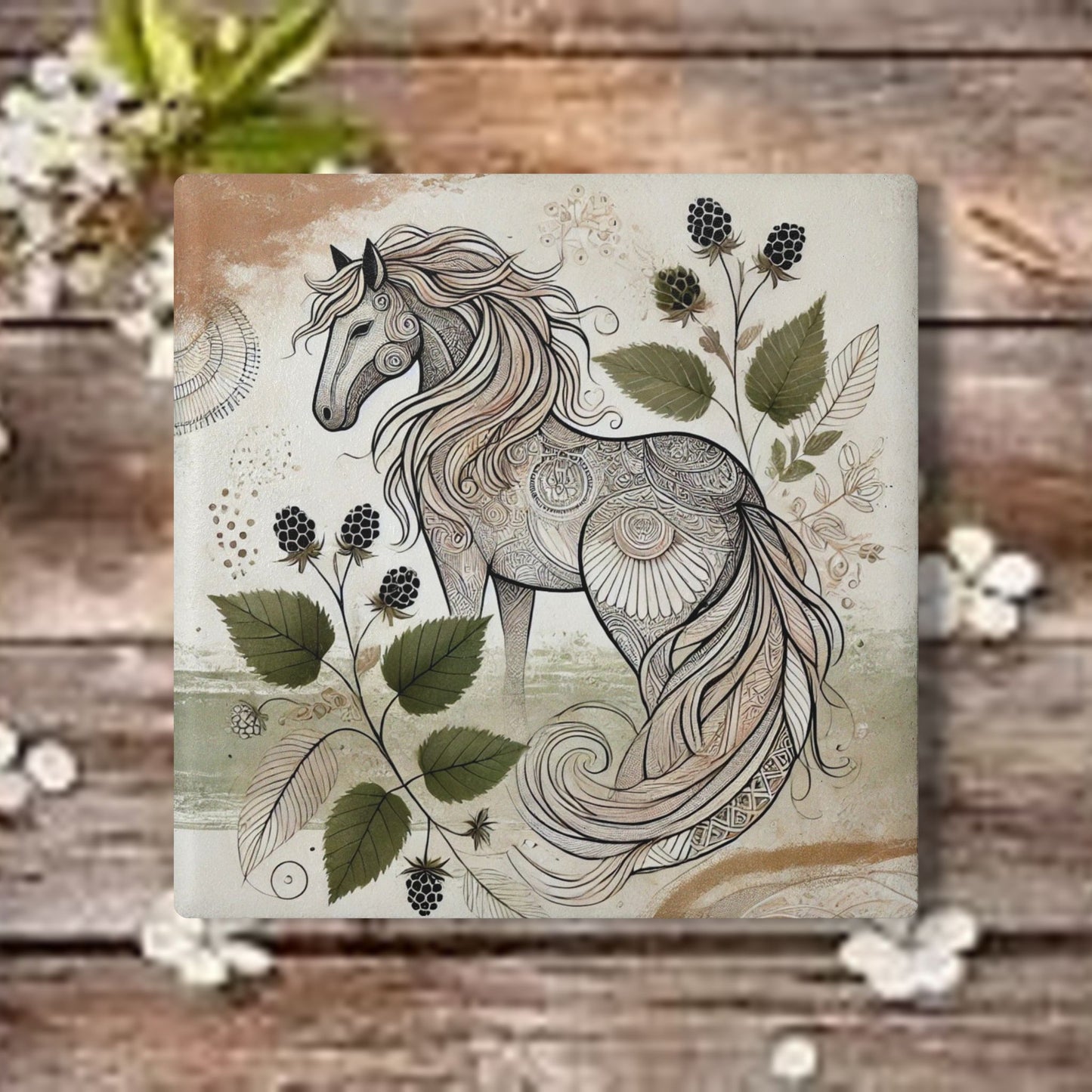 Ceramic Coaster PrairieSpirits Designers Collection
