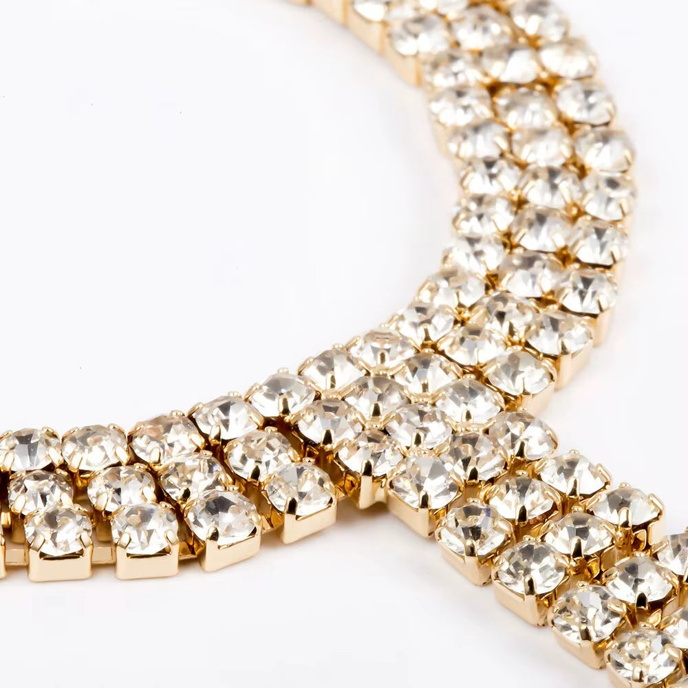 Boho Foot Jewelry for Women Crystal Anklet Bracelet Rhinestone Ankle Foot Chain Toe Ring Barefoot Sandal Beach Accessories Femme