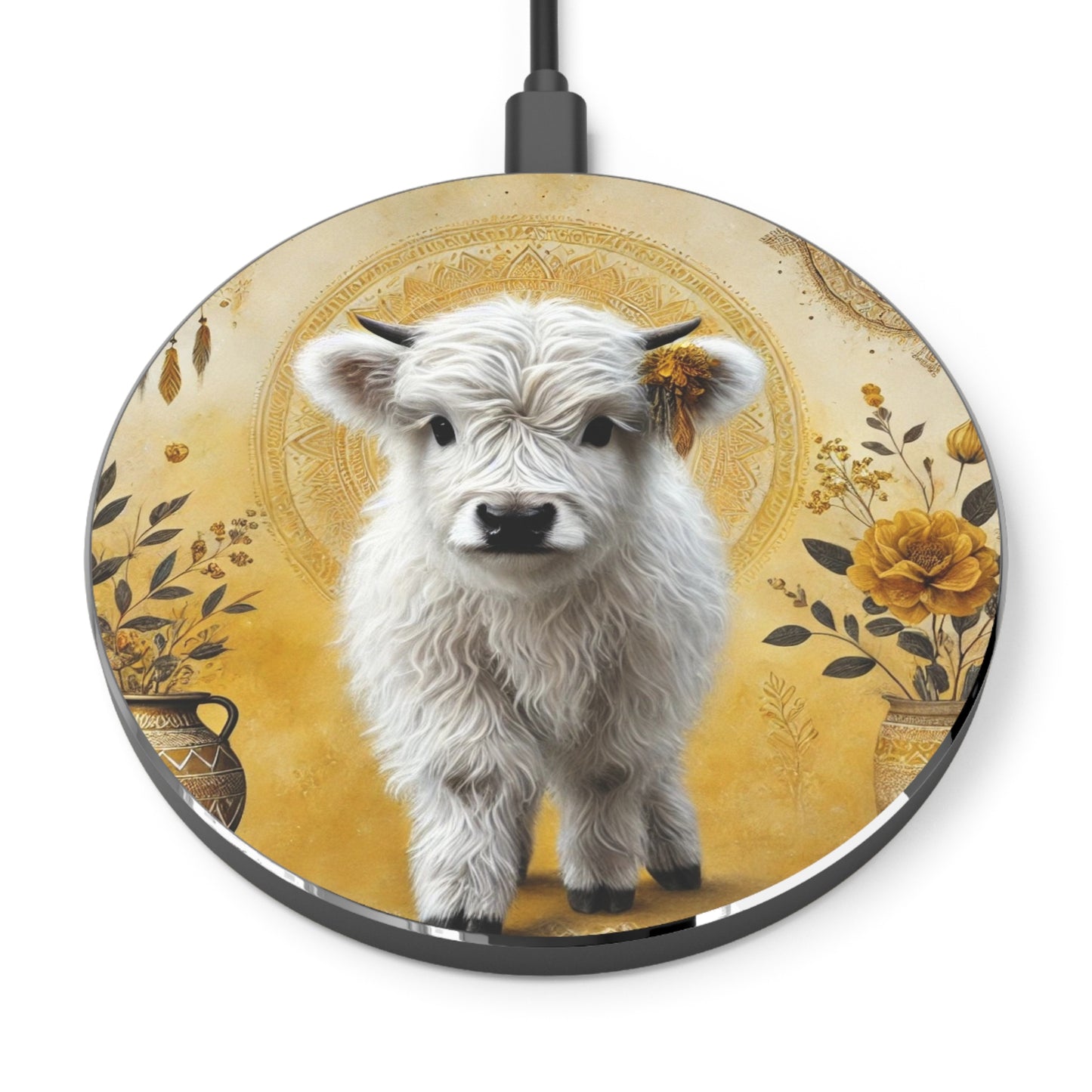 MiniMoo Lemon Charger - PrairieSpirits Designers Collection
