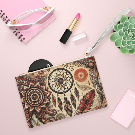 Boho Dreamcatcher Clutch Purse - PrairieSpirits Design