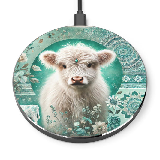 MiniMoo Turquoise Charger - PrairieSpirits Designers Collection