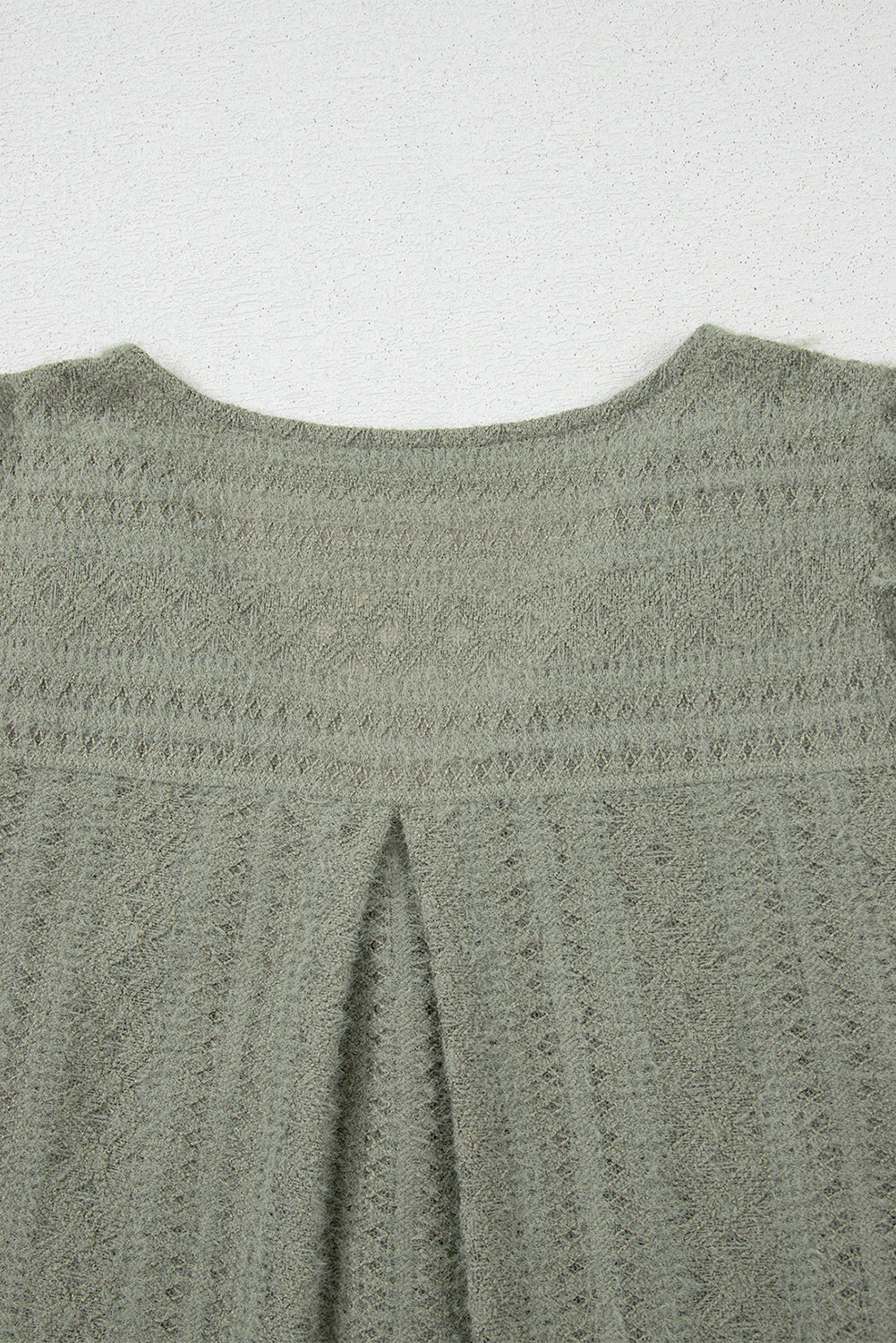 Laurel Green Flutter Sleeve V Neck Shirt