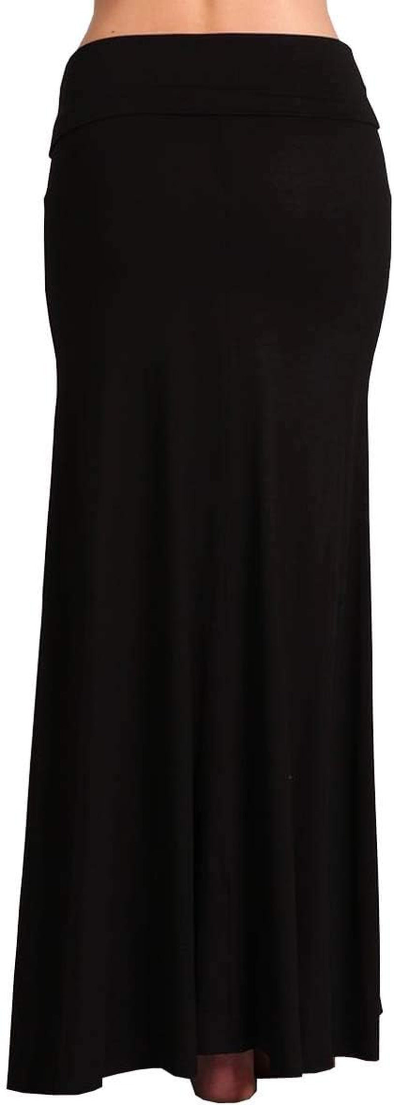 Womens Casual Tie Dye Solid Boho Hippie Long Maxi Skirt W Lace Detail S-3XL