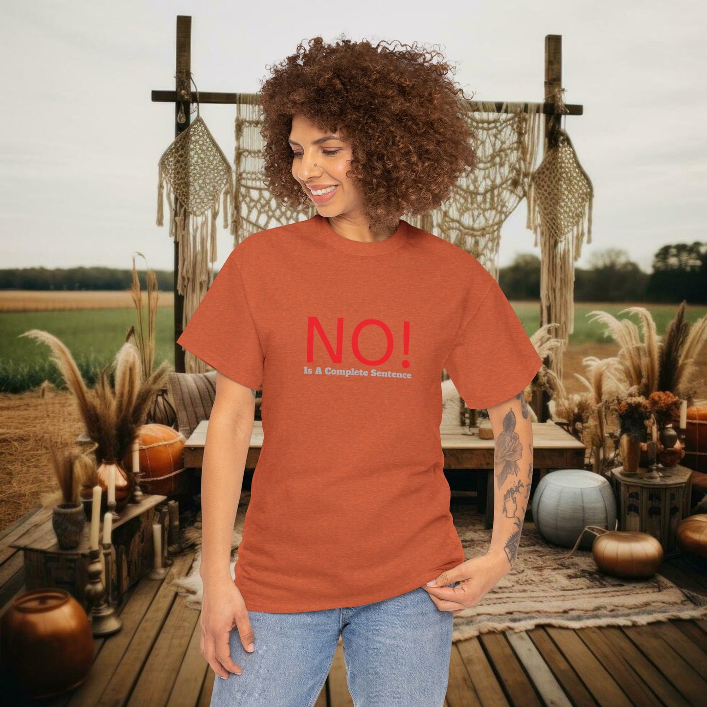 No! Tee - PrairieSpirits Designer Collection