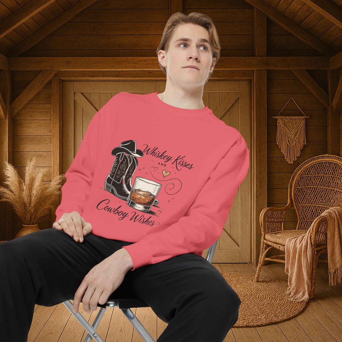 Whiskey Kisses-Sweatshirt