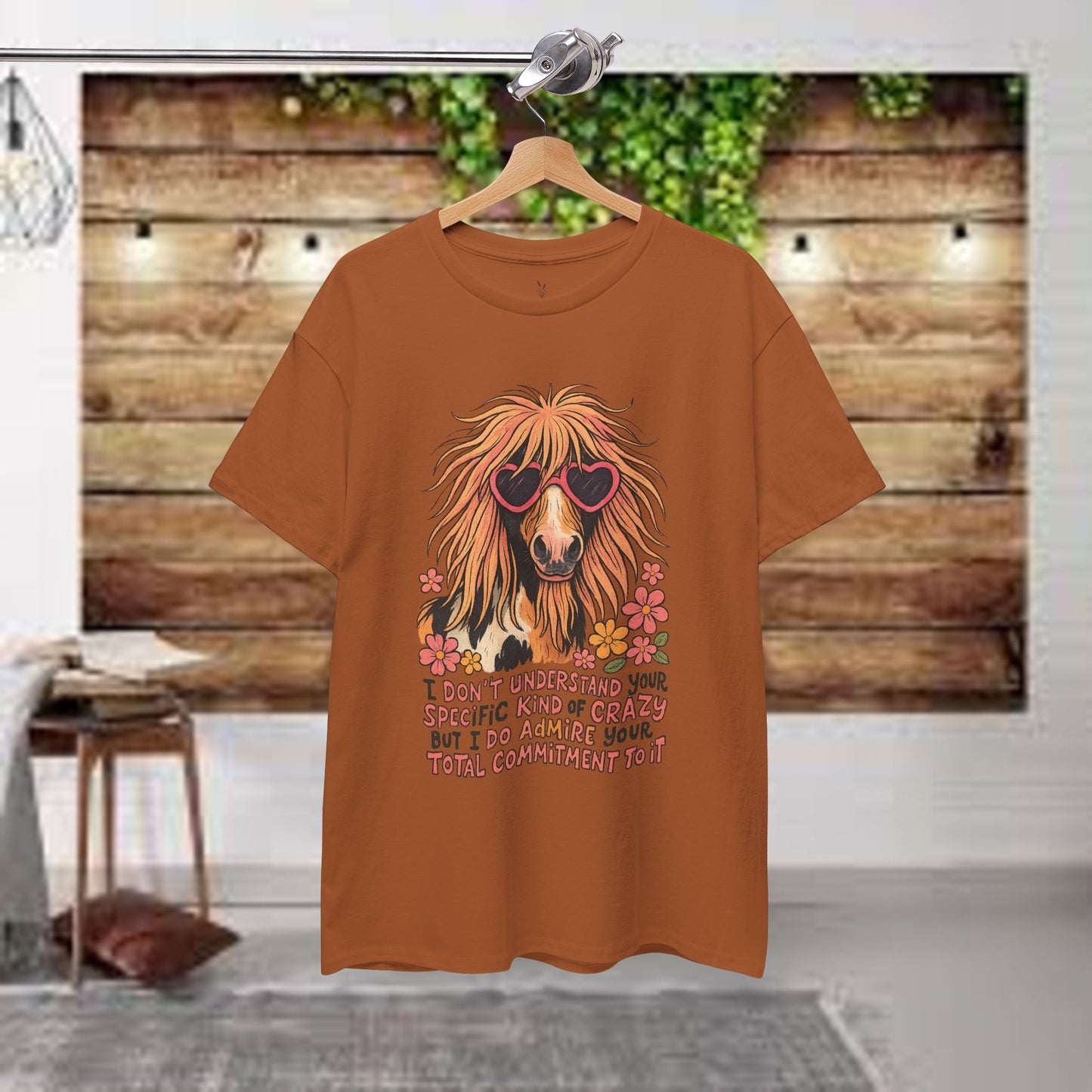 Cotton Tee - PrairieSpirits Designer Collection, Specific Kinda Crazy Print