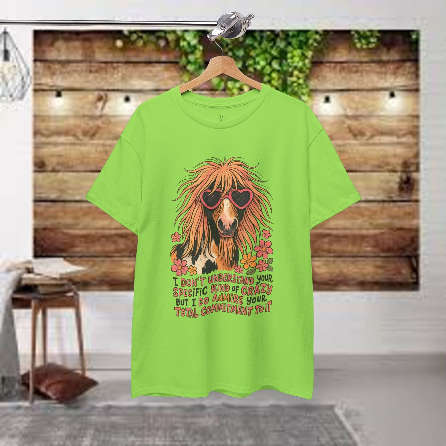 Cotton Tee - PrairieSpirits Designer Collection, Specific Kinda Crazy Print