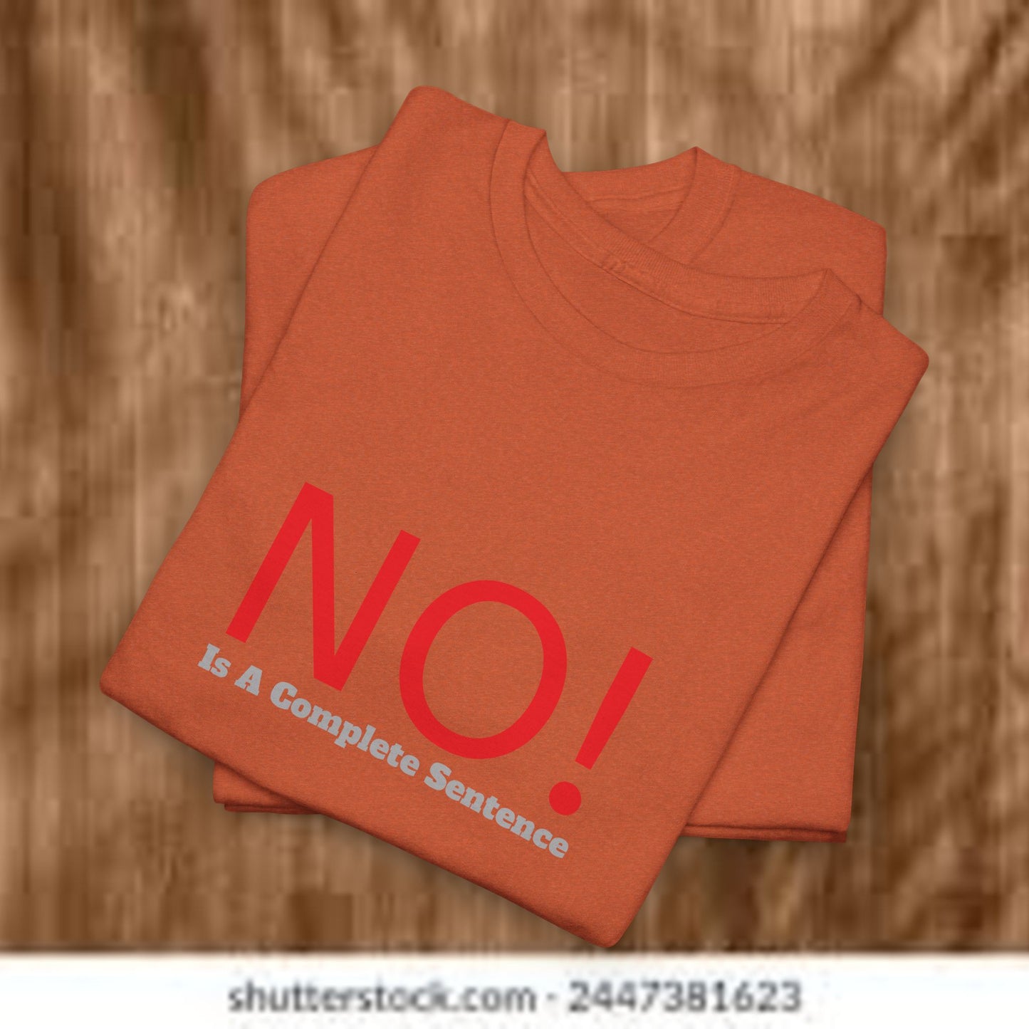 No! Tee - PrairieSpirits Designer Collection