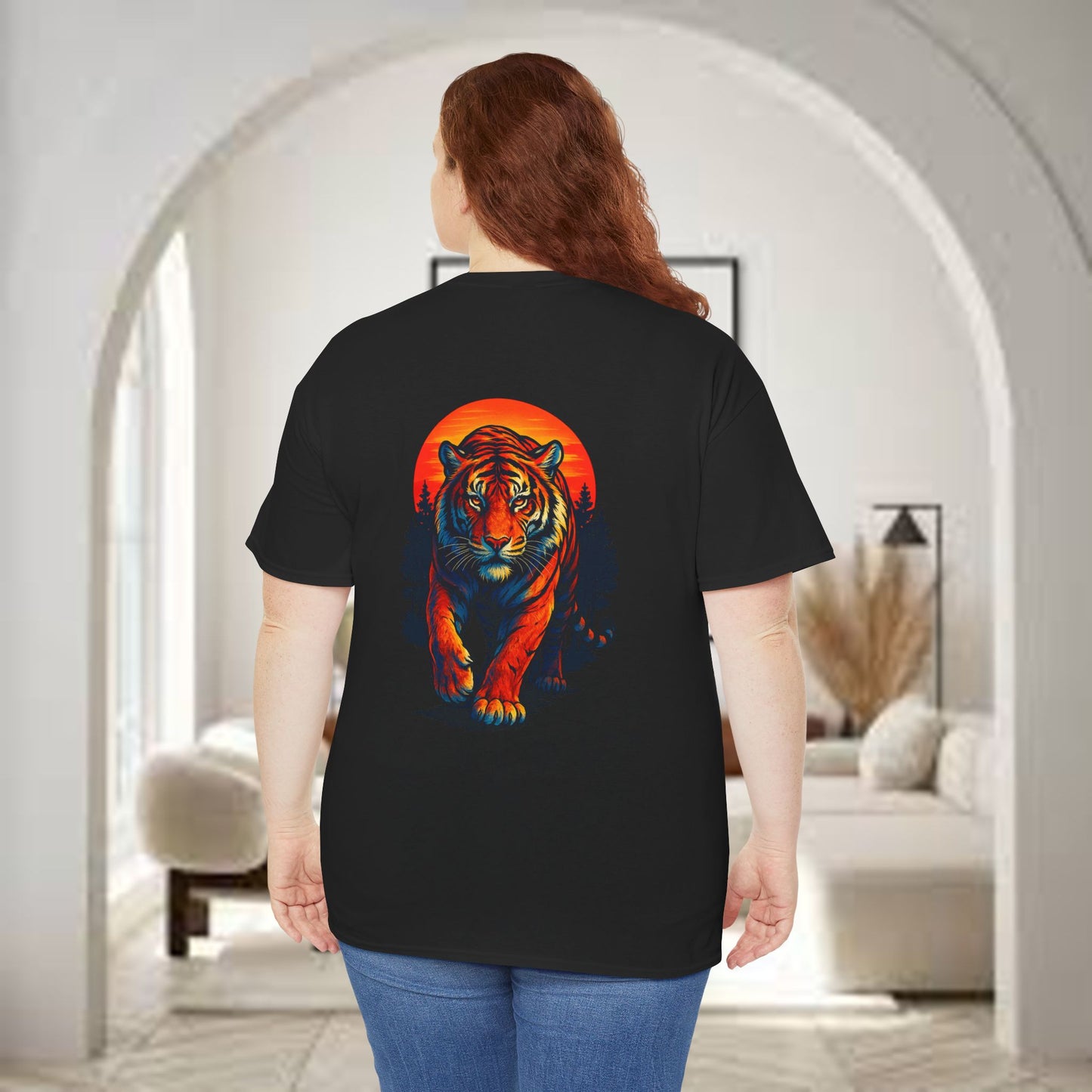 Khan's Tiger Family - T-Shiirt by PrairieSpirits