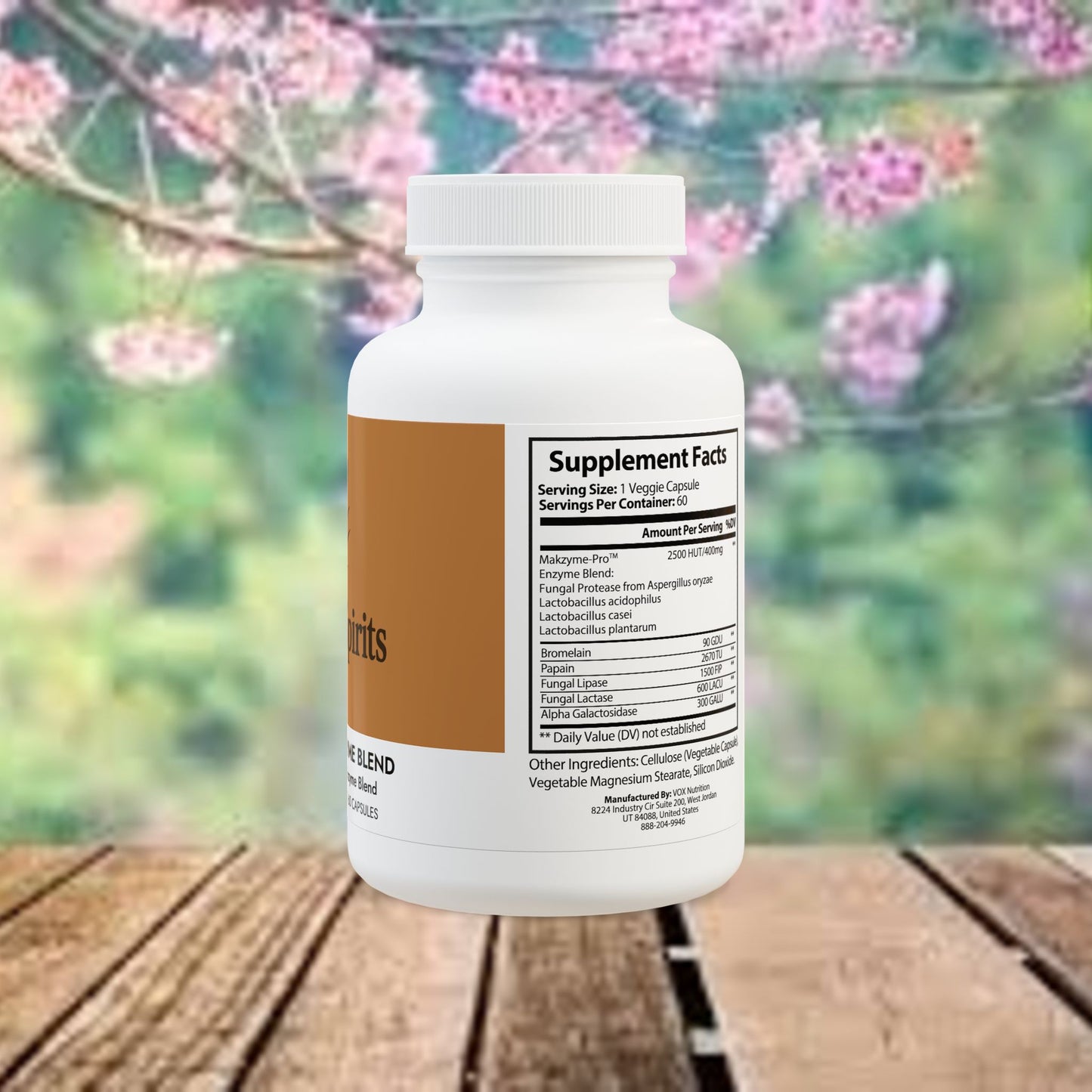 Digestive Enzyme Blend Supplement (60 Capsules)