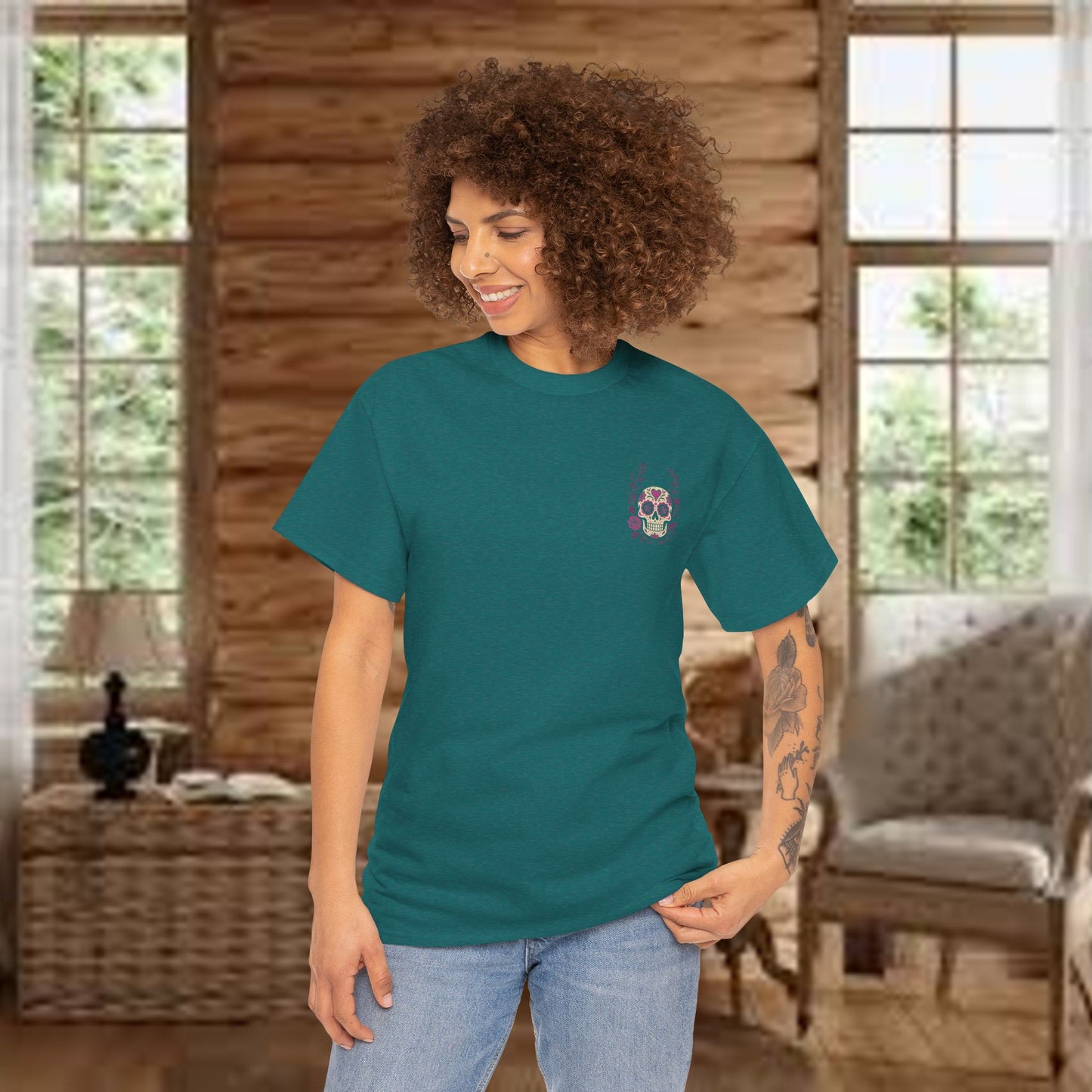 SugarSkull Unisex Tee - PrairieSpirits Designers Collection