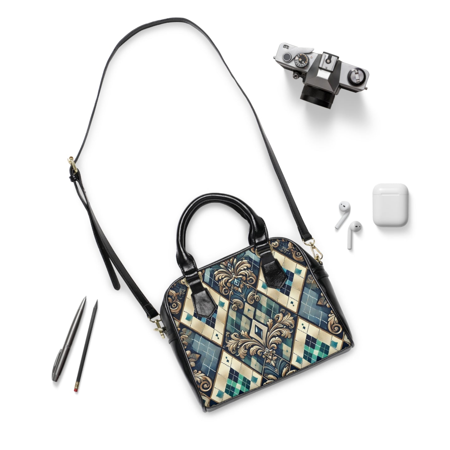 Boho Shoulder Handbag - PrairieSpirits Print