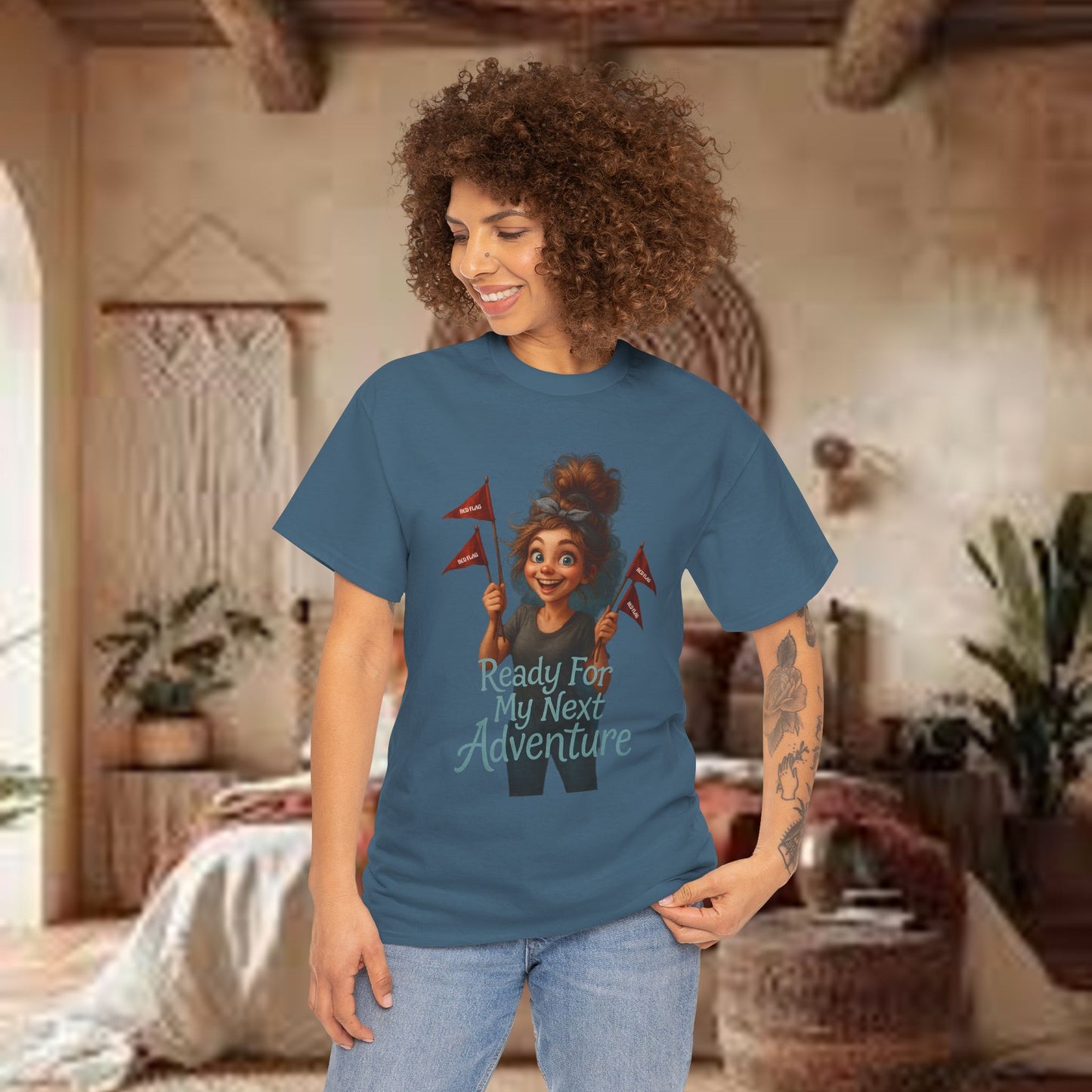 Red Flag Tee -  by PrairieSpirits Designer Collection