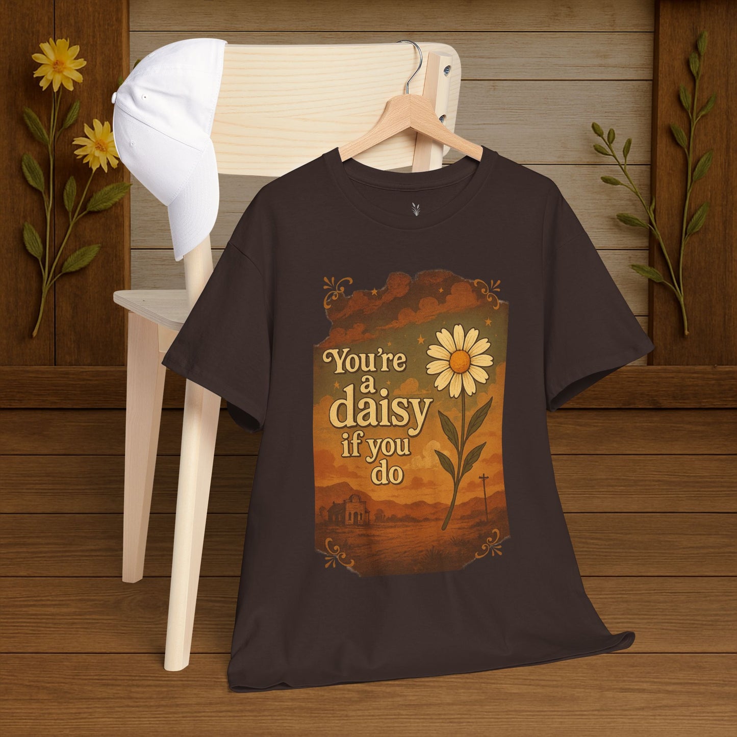 Vintage Daisy Unisex Tee - PrairieSpirits Designers Collection