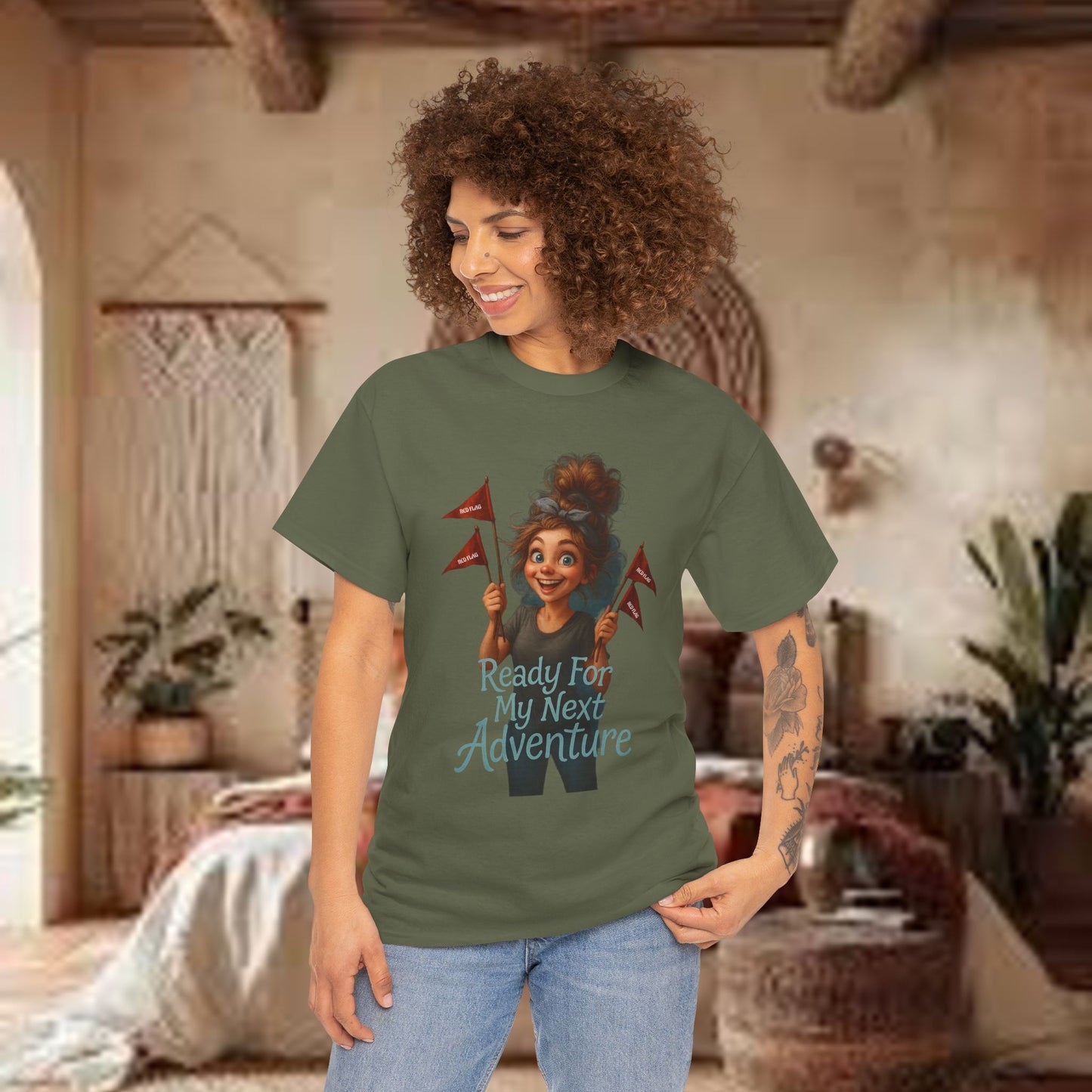 Red Flag Tee -  by PrairieSpirits Designer Collection