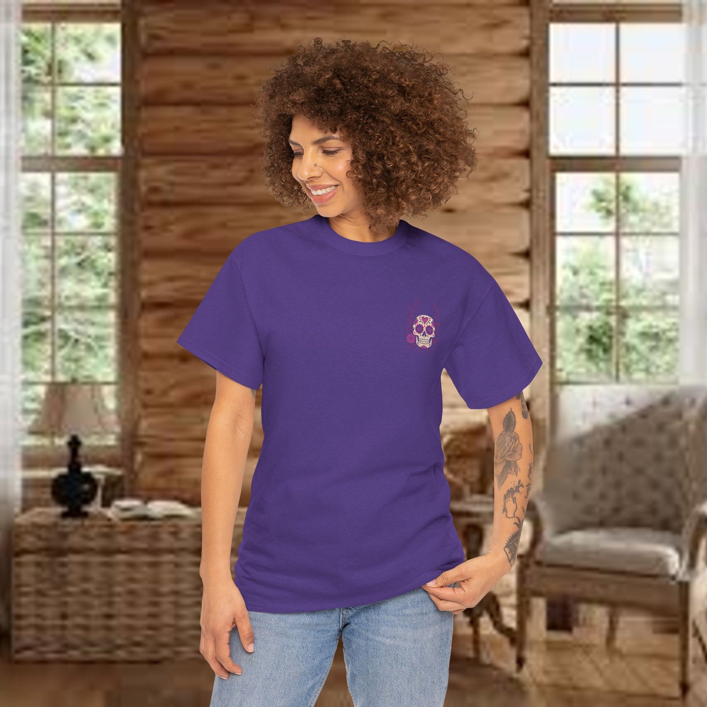 SugarSkull Unisex Tee - PrairieSpirits Designers Collection