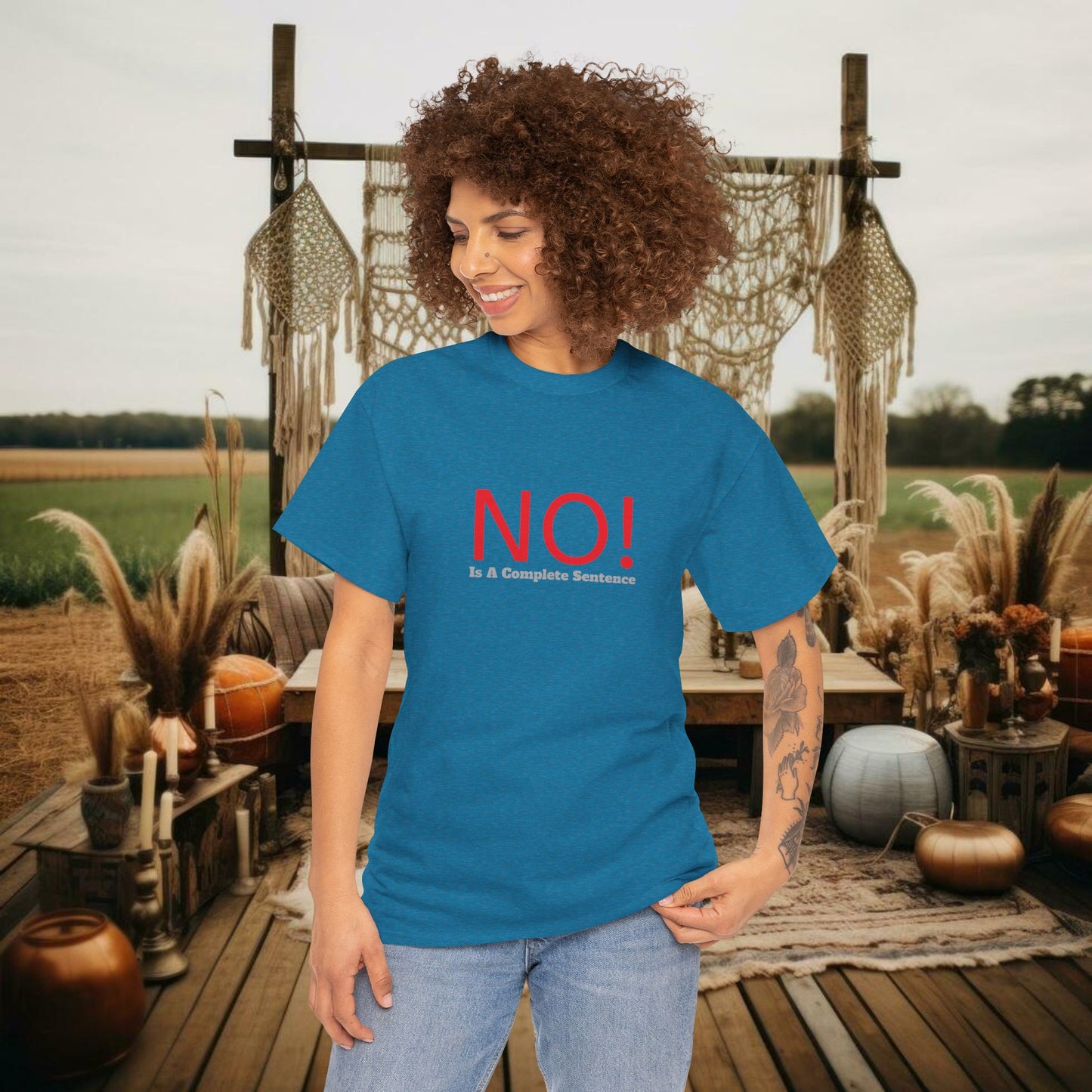 No! Tee - PrairieSpirits Designer Collection