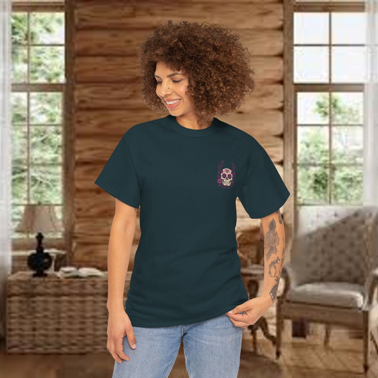 SugarSkull Unisex Tee - PrairieSpirits Designers Collection