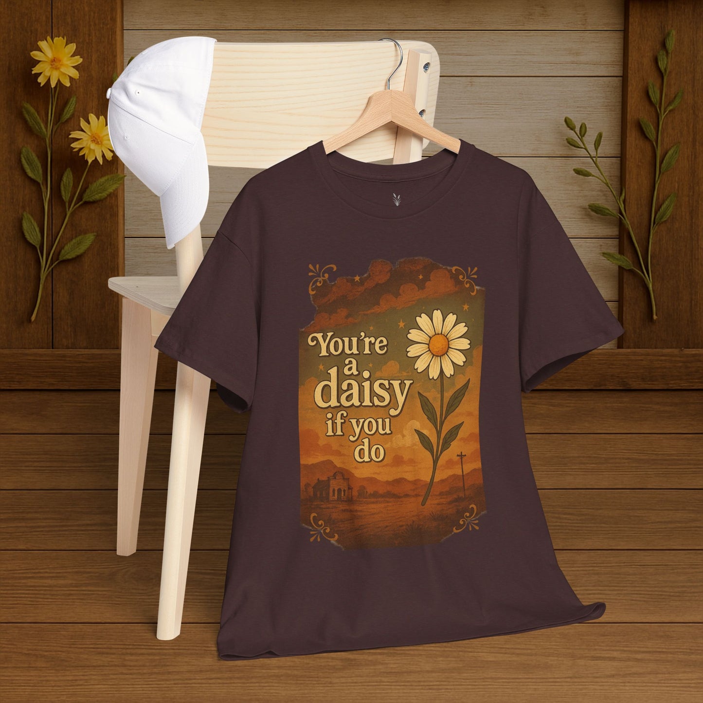 Vintage Daisy Unisex Tee - PrairieSpirits Designers Collection