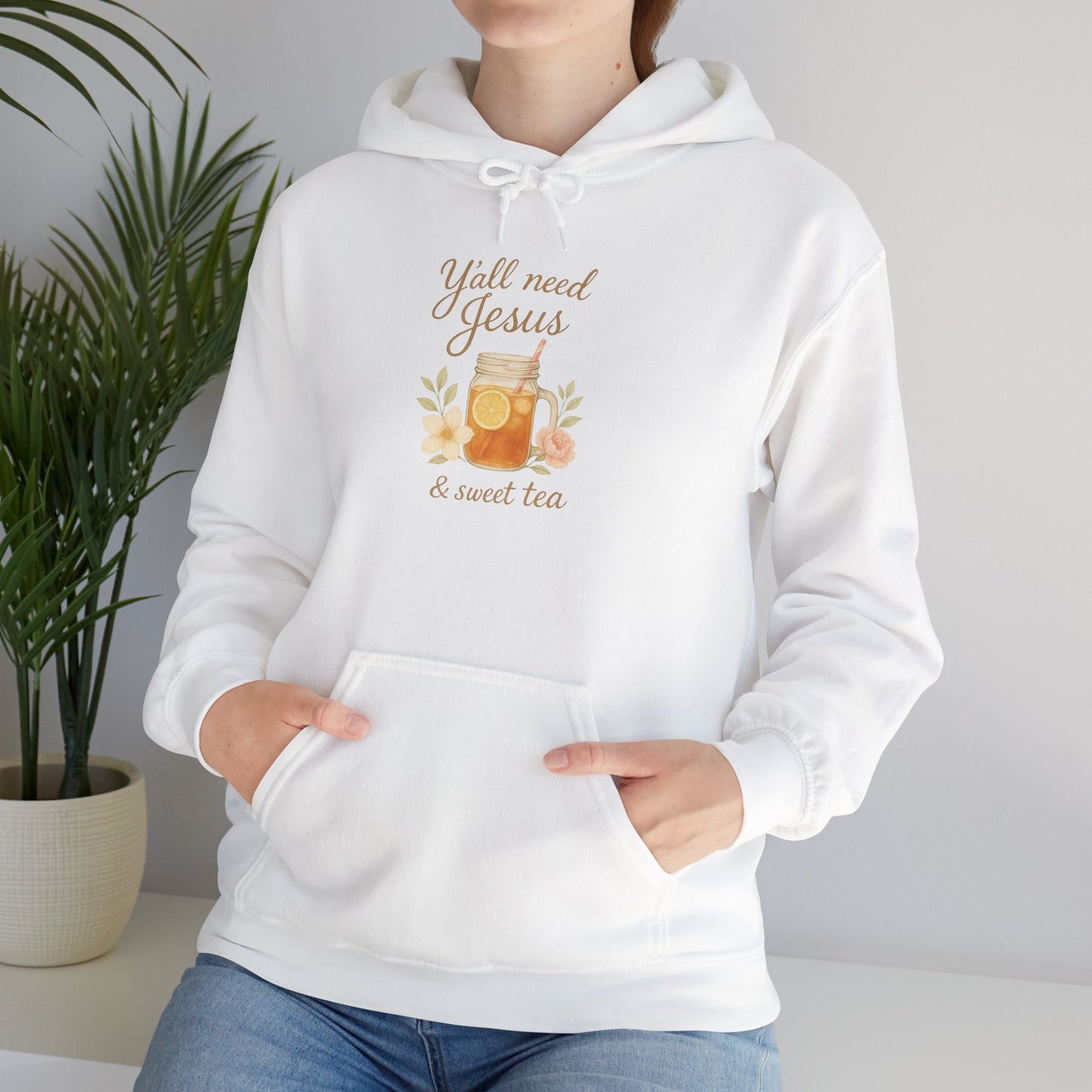 Y'all Need Jesus & Sweet Tea Hoodie
