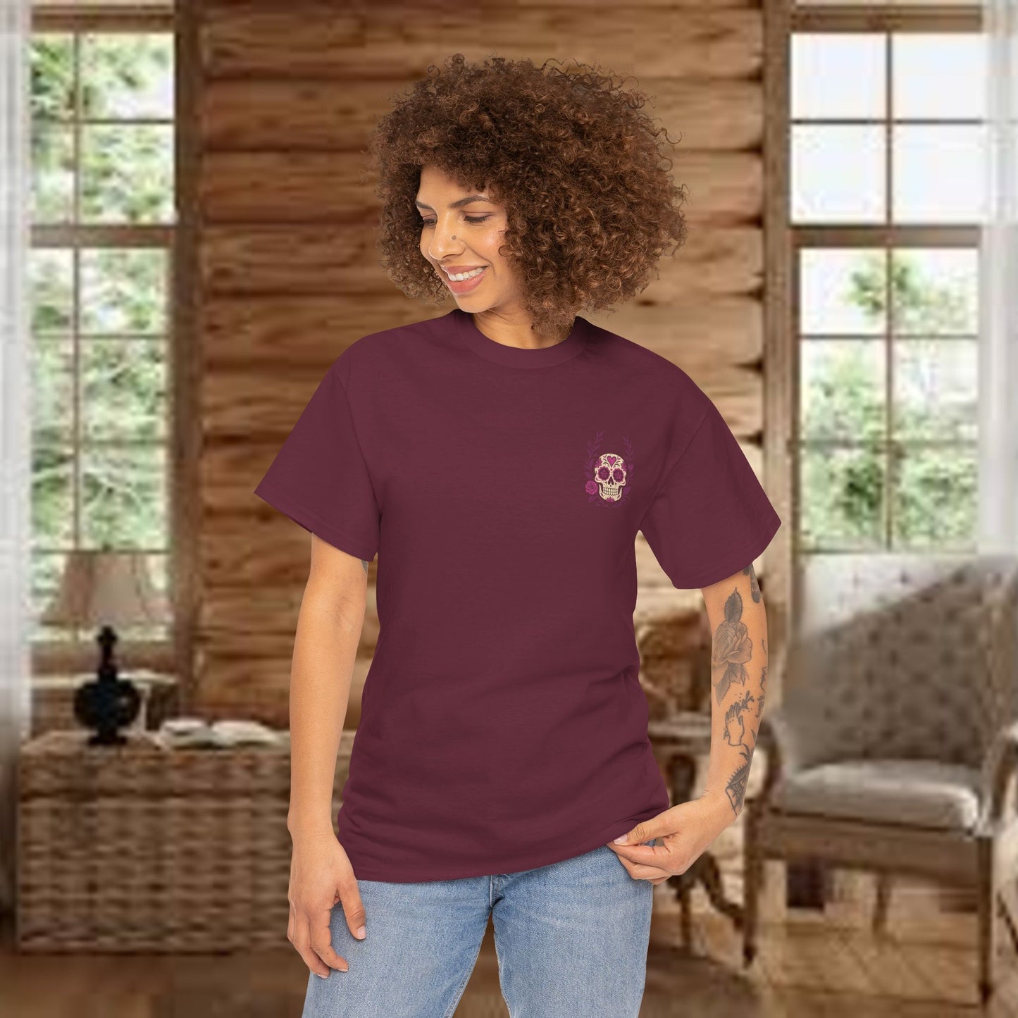 SugarSkull Unisex Tee - PrairieSpirits Designers Collection