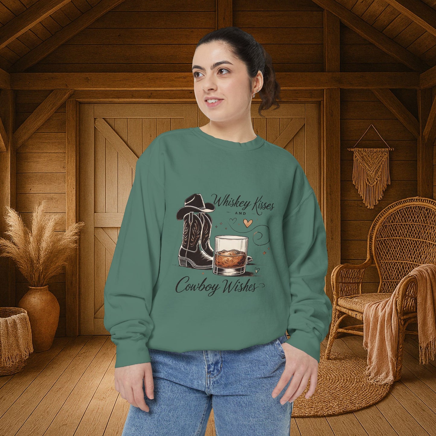 Whiskey Kisses-Sweatshirt