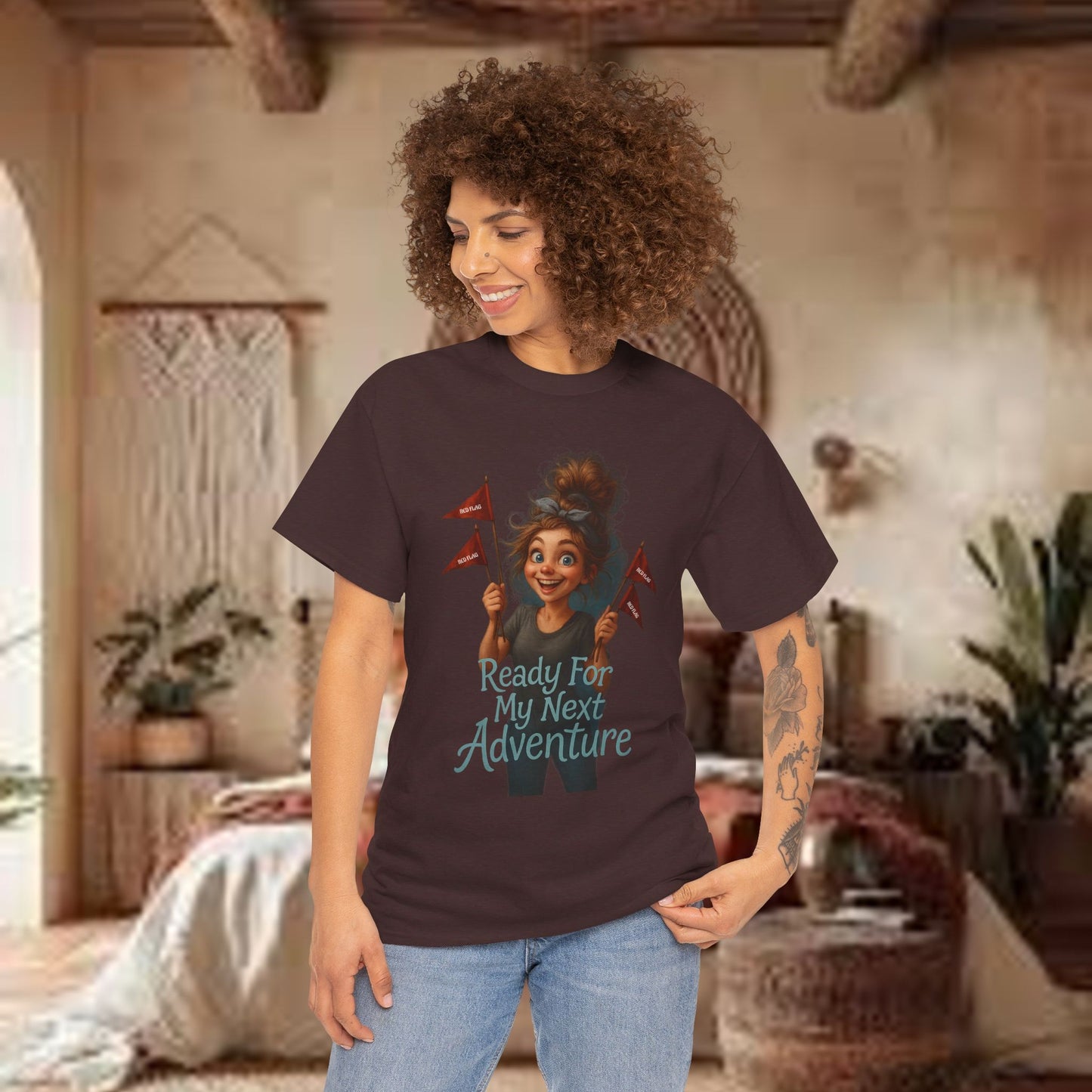 Red Flag Tee -  by PrairieSpirits Designer Collection