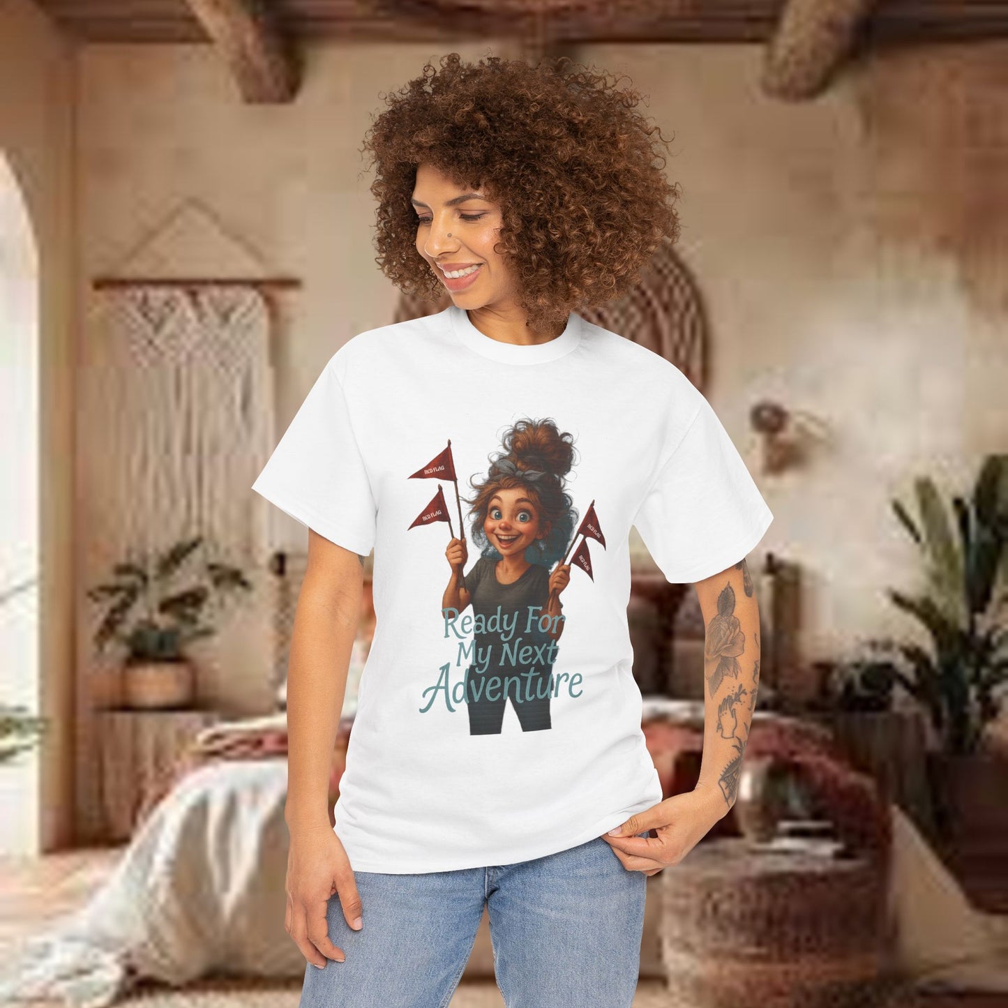 Red Flag Tee -  by PrairieSpirits Designer Collection