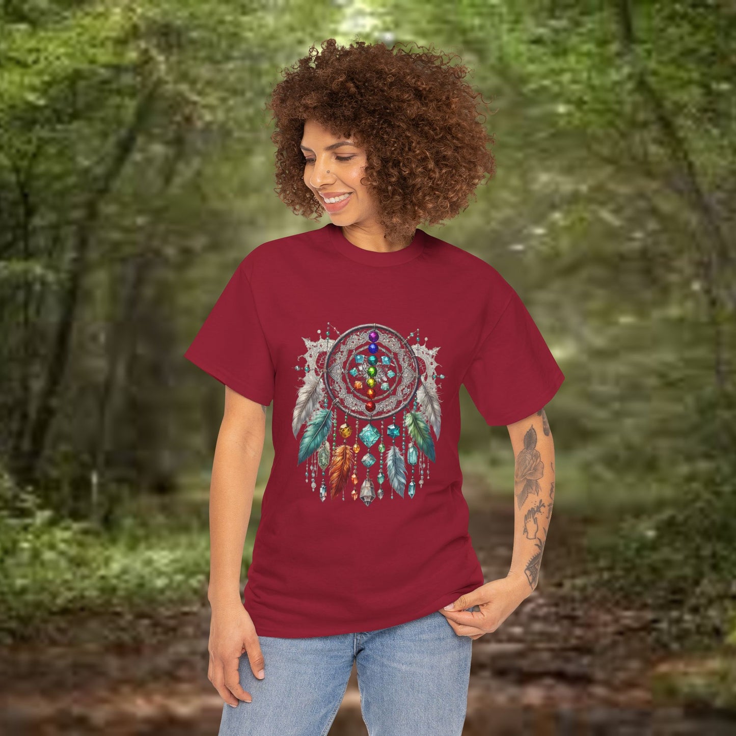 Chakra Dreamcatcher Tee - PrairieSpirits Collection