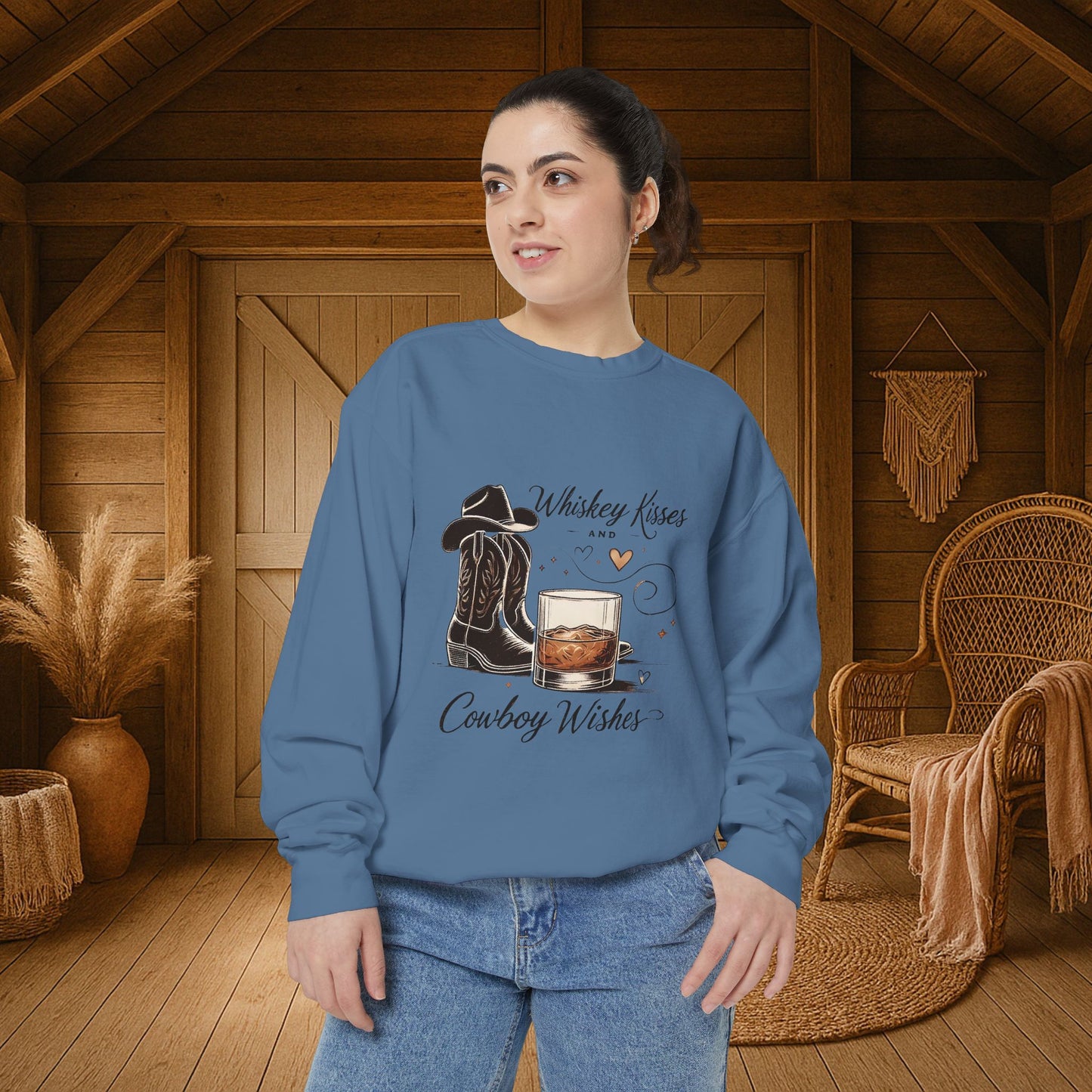 Whiskey Kisses-Sweatshirt